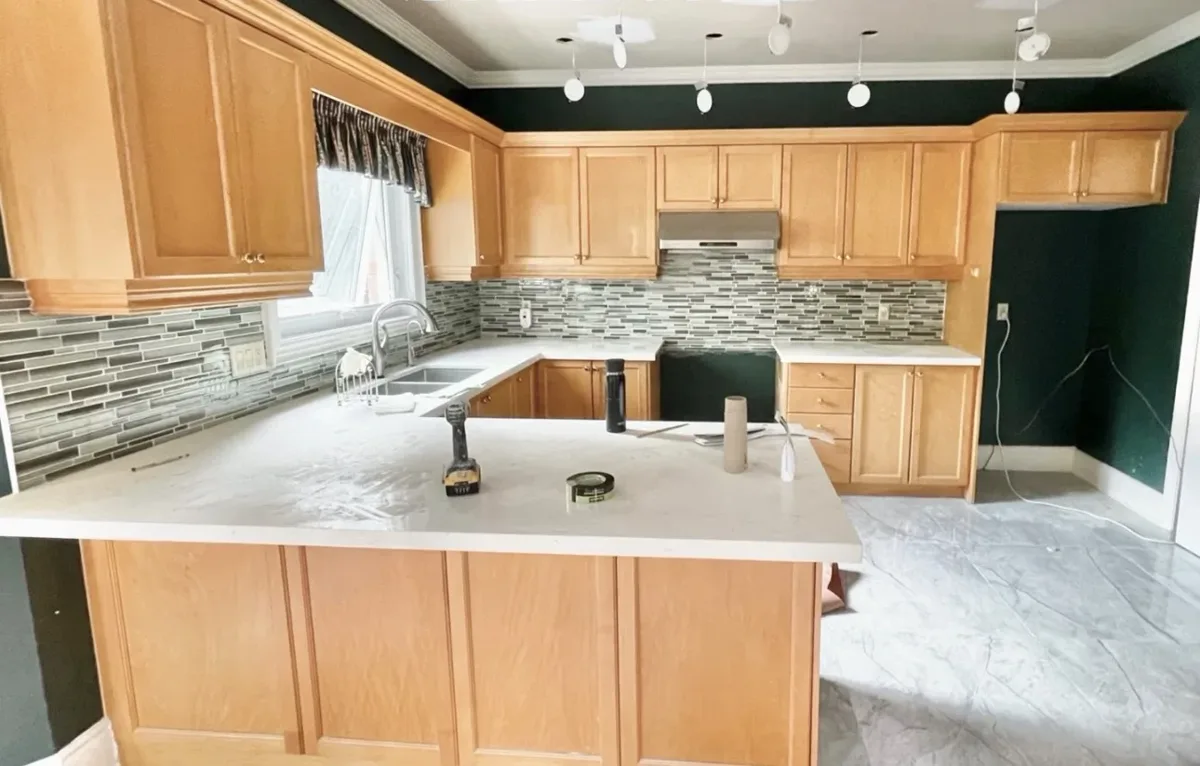 Airbnb kitchen refresh — before